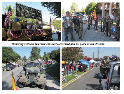 Parade Entry Honors Vietnam Veterans