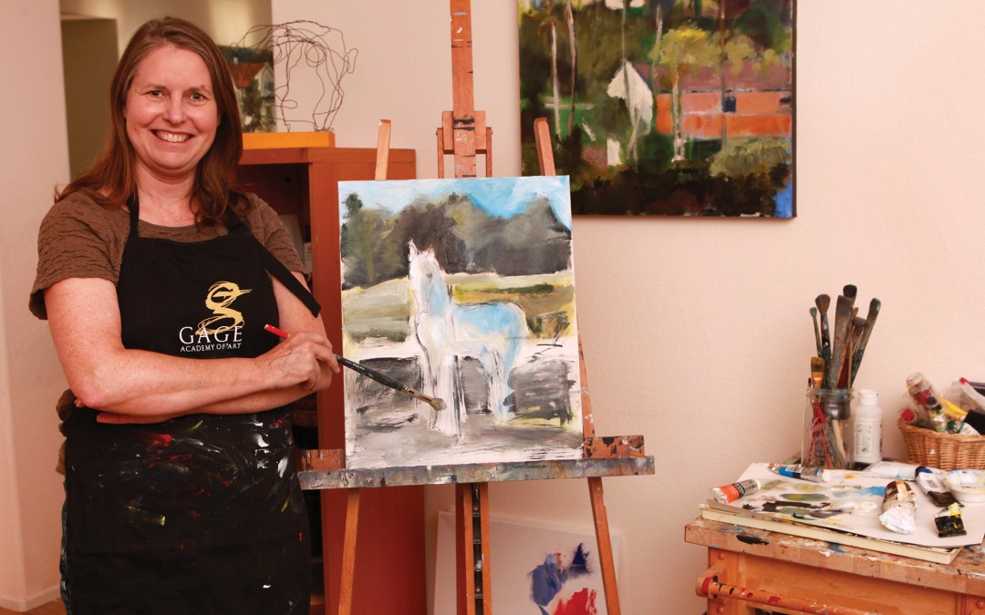 Finding the Fundamentals of Life in Art – After Dusting Off Her Easel, One Local Artist Returns To Her True Passion
