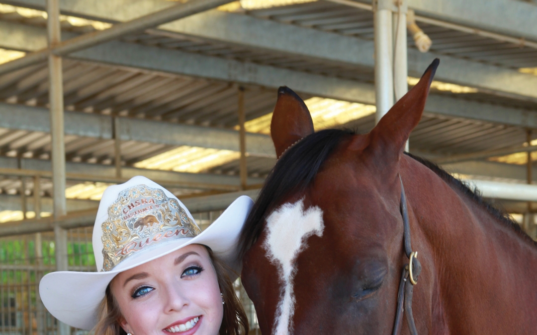 Rodeo Queen Wins with Roping