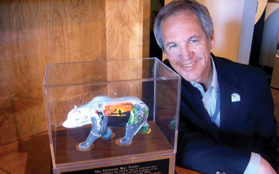 Local artist…Frank Rock Creates Grizzly Homage to Cyclists