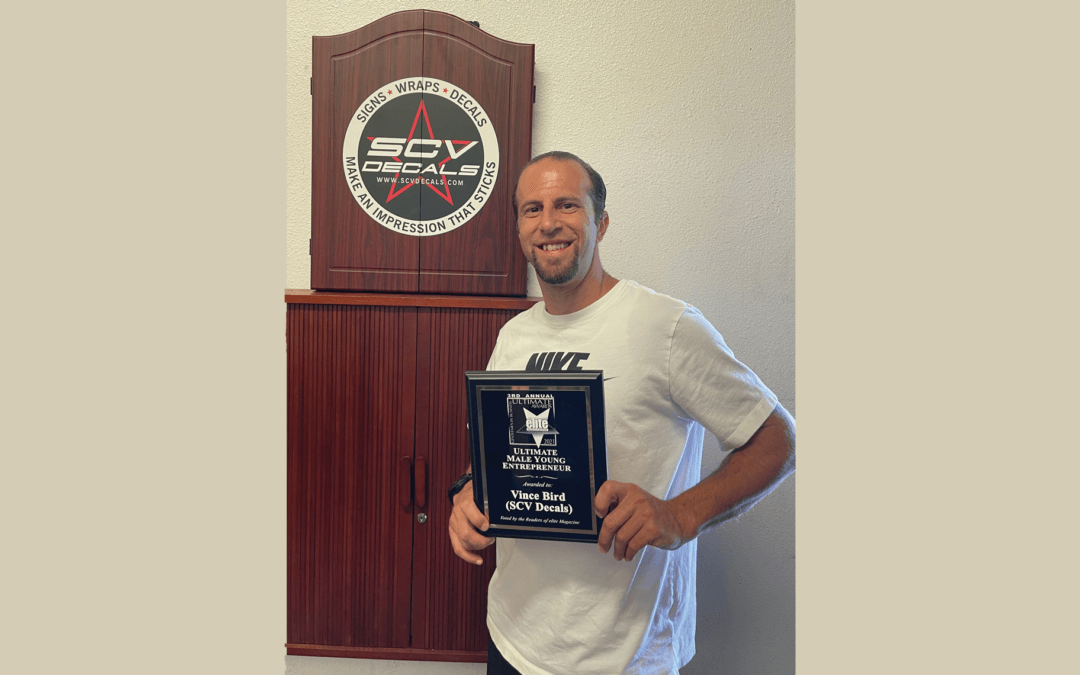 Ultimate Male Young Entrepreneur  Vince Bird • SCV Decals