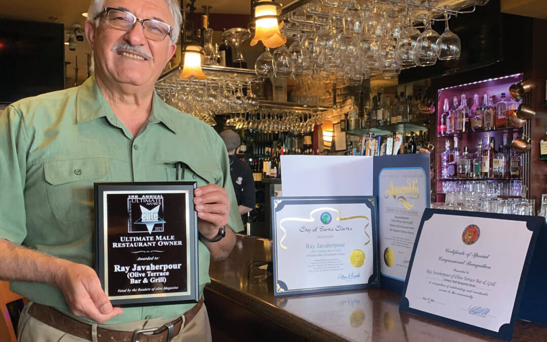 Ultimate Male Restaurant Owner  Ray Javaherpour • Olive Terrace Bar & Grill