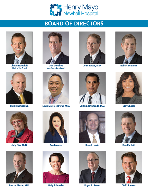 Henry Mayo Newhall Hospital Appoints New Chair and Board Member élite