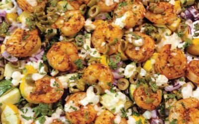 Easy One Pan Mediterranean Shrimp