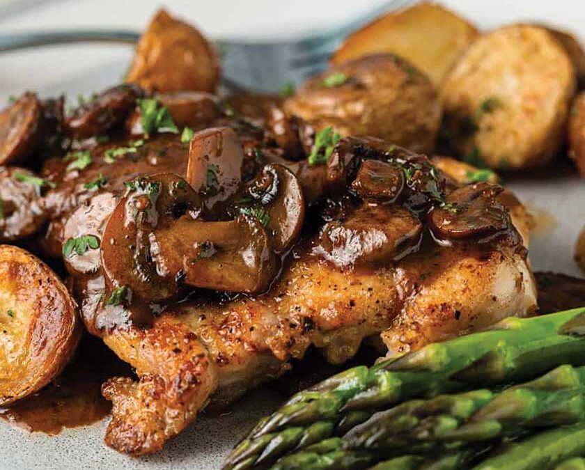 Chicken with Mushrooms and Vegetables