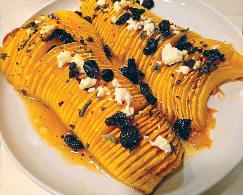 Hasselback Butternut Squash