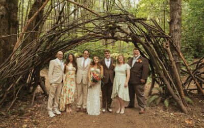 From a Beachside Cave to Wedstock Vows: Tyler Peckham and Conner Jensen’s Nine-Year Love Story